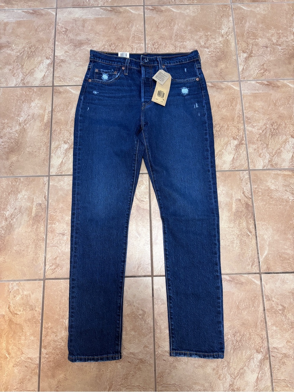 Levi’s Dark Blue Straight-Leg Jeans